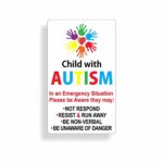 Autism Awareness Static Cling Safe Safety Decal for Autistic Child Custom Die Cut Graphic