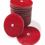 25 Pack of Red Reflector Buttons