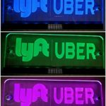 16 Colors Changed uber lyft Combined Sign Wireless Remote 5V 5.5ft USB Cable Acrylic Engraving Sign for car Drivers