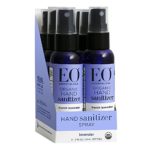 EO Hand Sanitizer Spray, Organic French Lavender, 2 Ounce (Pack of 6)