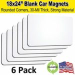 18″x24″ Blank Car Magnets (6)
