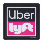 Rideshare LED Sign with Bright Lights | Wireless, Removable, USB Rechargeable Lithium Ion Battery | Light Logo Window Signs | Rideshare Drivers | Ride Share Accessories | Make Your Car Visible