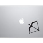 Sagittarius Zodiac Sign Archer Fire Jupiter Horoscope – 5″ Black Vinyl Decal Sticker Car Macbook Laptop