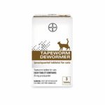 Bayer Tapeworm Dewormer for Cats 6 weeks and older