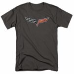 Popfunk Chevy Corvette Convertible Racing Logo GM Car T Shirt & Stickers