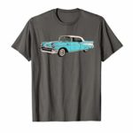 Vintage Retro 1957 1950s Car Auto Drawing T-shirt