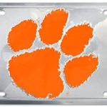 Clemson Tigers License Plate Tin Sign 6 x 12in