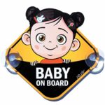 JOJO Baby on Board Safety Sign Cars, Cute Girl, Nice Gift for New Parents by Smart Vision Group
