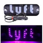 RED SHIELD LED Sign with Suction Cups. Flashing Decal Logo Board on Car Window with DC 12V Car Charger Inverter. Make Your Car Unique. Easy to Install & Remove. [Pink]