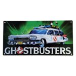 Factory Entertainment Ghostbusters Ecto-1 Metal Sign, 10″, Multicolor