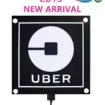 Rideshare Sign LED, NEW Rideshare Logo Taxi EL Car Sticker – Glow Light Sign Decal On Window with USB Powered, Rideshare LED Light Sign Decal Sticker on Car Windows for Rideshare and Taxi Driver