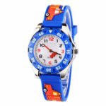 Venhoo Kids Watches 3D Cute Cartoon Waterproof Silicone Children Toddler Wrist Watch Time Teacher Birthday Gift for 3-10 Year Boys Girls Little Child