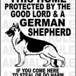 GERMAN SHEPHERD DOG SIGN 9″x12″ ALUMINUM “ANIMALZRULE ORIGINAL DESIGN – “NO ONE ELSE IS AUTH0RIZED TO SELL THIS SIGN” (Any one else selling this sign is selling a CHEAP COPY)
