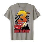 Disney Pixar Cars Lightning McQueen 3rd Birthday Peel Out  T-Shirt