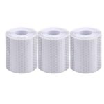 3 Rolls Reflective Tape 3m x 5cm Warning Tape Car Trailer Safe Tape Warning Sign Roll Sticker Silver