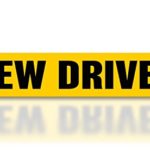 Zone Tech New Driver Effective Car Magnet Black Block Lettering on Neon Yellow Background 3 X 12-1 Pack