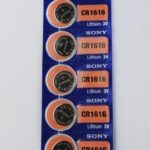 5Pcs SONY CR1616 Coin Cell 3V Lithium Watch Battery Made in Japan