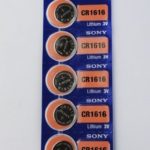 5Pcs SONY CR1616 Coin Cell 3V Lithium Watch Battery Made in Japan