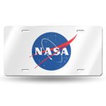 YJKPA License Plate, NASA Logo Aluminum License Plates Metal Signs for Car Truck Vehicles Decoration 6″” X 12