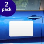 Blank Magnets (2 Pack) – Rounded Corners Blank Car Magnet Set – Perfect Magnet for Car to Advertise Business, Cover Company Logo (for HOA), Prevent Car Scratches & Dents – New! (Small)
