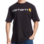 Carhartt Men’s Signature Logo Short-Sleeve Midweight Jersey T-Shirt K195