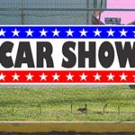 Car Show Banner Sign Stars & Stripes 2×5