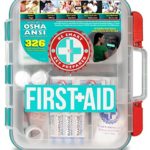 First Aid Kit Hard Teal Case 326Piece Exceeds OSHA & Ansi Guidelines