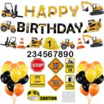 Construction Birthday Party Supplies Dump Truck Party Decorations Kits Cars Trucks Birthday Sign With Garland For Kids Birthday Party Construction Theme Party