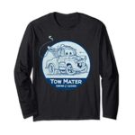 Disney Pixar Cars Tow Mater Salvage Badge Long Sleeve Tee