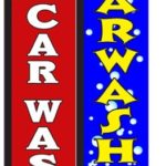 100% Hand Car Wash Car Wash King Swooper Flag- Pack of 2 (Hardware Not Included)