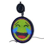 Leadleds 12v Led Emoji Car Display Smiley Face LED Car Sign LED Shop Sign Vehicle LED Display Board Preset 8 Remote Control Message