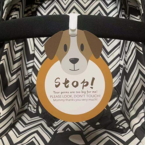 Puppy-Stop,Please Look,Don’t Touch Baby Sign Tag (Girl Sign, Newborn ...