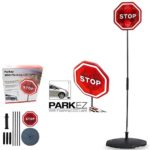 Parking Stop Sign PARKEZ Flashing LED Ligth CAR Garage System Sign AID Sensor !!