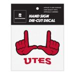 Root Sportswear University of Utah Utes U Hand Sign Die-Cut Car Decal