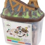 KidKraft Bucket Top Construction Train Set, 61-Piece