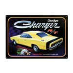 Dodge Charger R/T Car Vintage Retro Tin Sign Metal Sign TIN Sign 7.8X11.8 INCH
