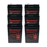 Exit Sign Battery 6V 4.5Ah backup by Neptune – 6 Pack