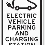 SmartSign “Electric Vehicle Parking And Charging Station” Sign | 12″ x 18″ Aluminum