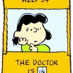 Sticker “Lucy Doctor Is in Peanuts Snoopy” By August