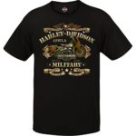 Harley-Davidson Military – Men’s Graphic Short Sleeve Crew Neck T-Shirt – Overseas Tour | War Bike