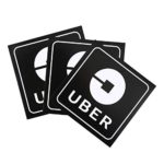 Rideshare Sign Magnet – 3 Premium Magnets Bulk Pack – [5″ x 5″ inches] – Durable Car Door/Bumper Magnet w/Highly Reflective Vinyl – Sign for Rideshare Drivers (3Pack Magnet)