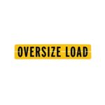 VULCAN Brands Hinged Aluminum Oversize Load Sign (12” x 60” – for Escort Vehicles)