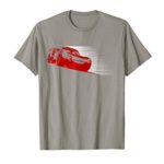 Disney Pixar Cars 3 Lightning McQueen Striped Drift T-Shirt
