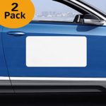 YLOVAN Blank Magnet for Car 2 Pack, Magnetic Sign for Vehicles, Business Signs for Car Doors, Magnetic Sheets to Cover Company Logo, Advertise Business, Prevent Scratches Rounded Corners