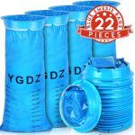 [New Upgraded] Vomit Bags 22 Pack, YGDZ Blue Emesis Bags, Disposable Car Sickness Bags, Leak Resistant Sickness Barf Bags, 1000ml