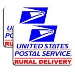 U.S. Mail Rural Delivery Magnetic Car, Truck, Vehicle Signage – 18×12 – Vinyl – Printed with UV-Ink, Waterproof – Made in The USA!