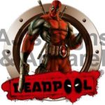 AJ’s Signs & Apparel Deadpool with Gun Vinyl Sticker,Cars Trucks Vans Walls Laptop