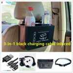 Car Organizer Box Plus 3in1 Fast Charge Cable for Rideshare Drivers U and L Drivers Free Charge and Water etc. for Pax. Rideshare Drivers Must Have It