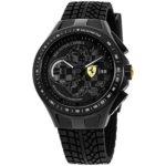 Ferrari Men’s 0830105 Race Day Analog Display Quartz Black Watch
