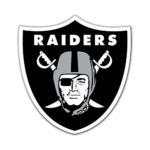 Fremont Die NFL Shop Authentic 12″ Magnet Team Banner Helmet/Logo (Oakland Raiders Logo)